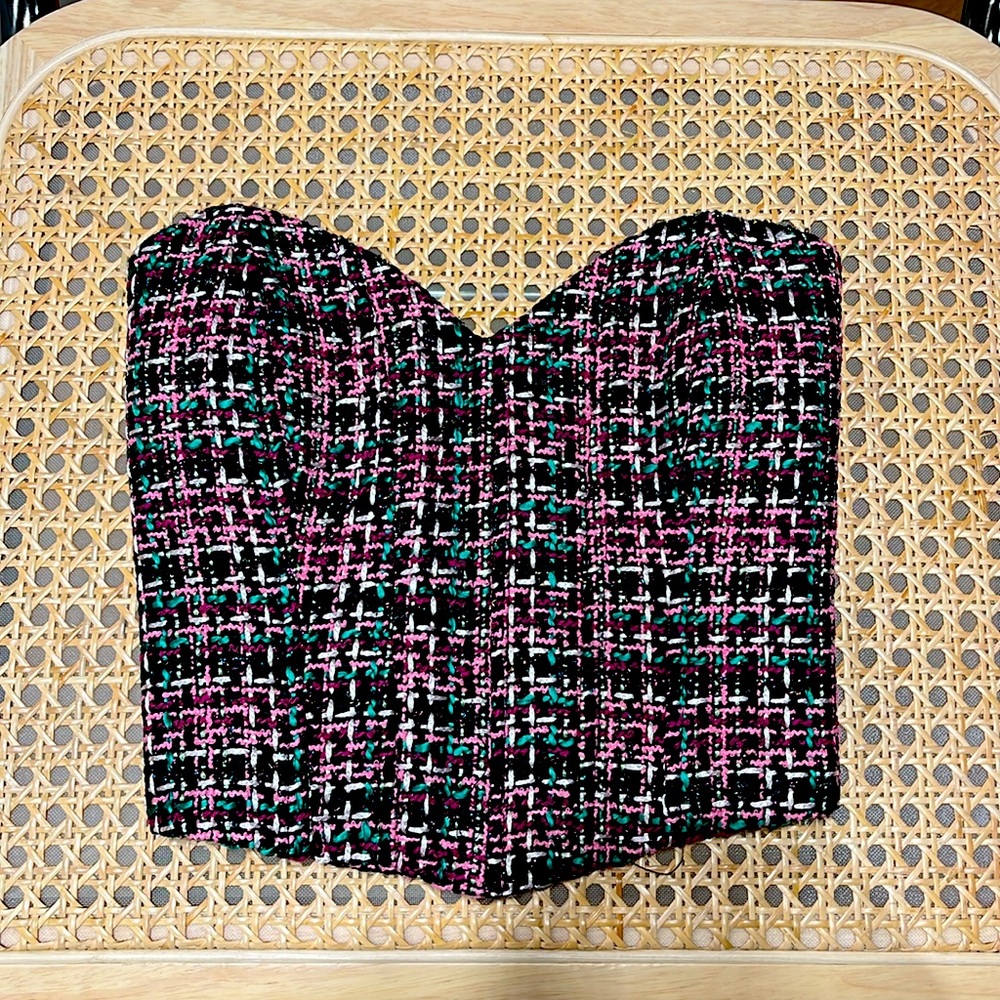 Zara corset / bustier in crochet